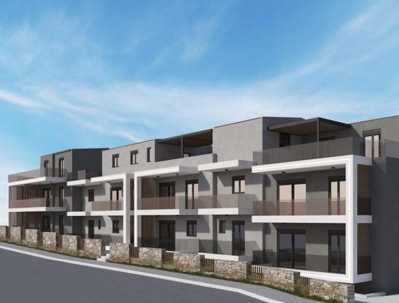 Rethymno Kreta, Rethymno: Neubau-Projekt! 1-Zimmer-Apartment in Mastaba zu verkaufen Wohnung kaufen